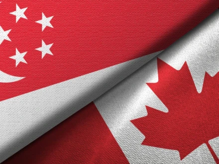 Mối quan hệ thương mại Canada-Singapore / Cờ