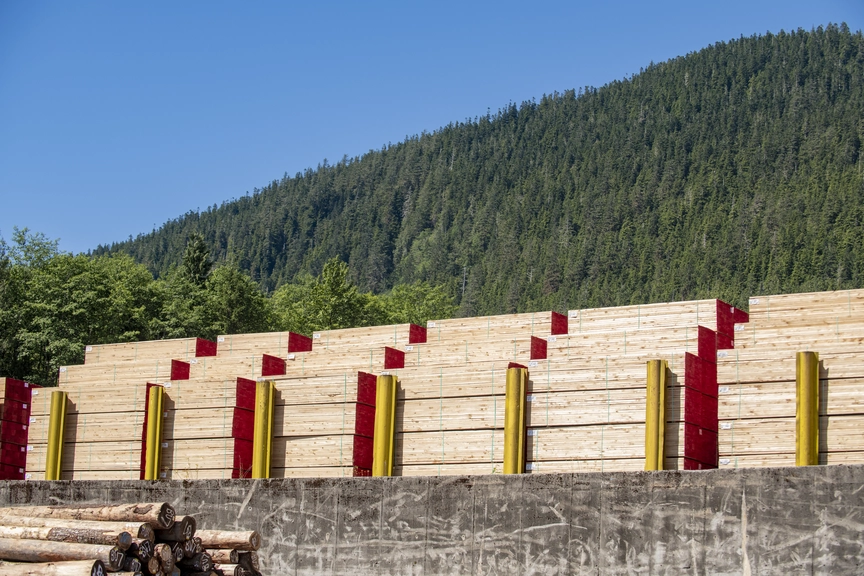 Prince Rupert Forestry, Gỗ khối